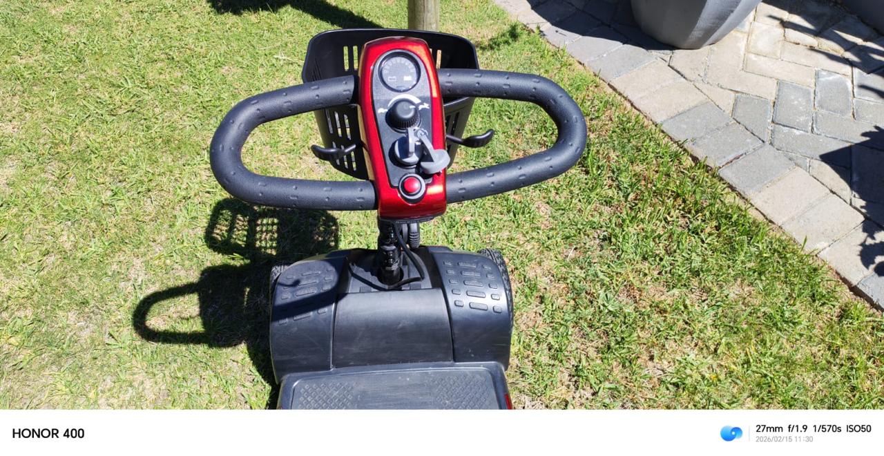 4-Wheel Electric Mobility Scooter (Compact Travel Scooter) - Image 3