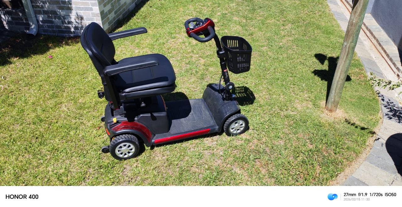 4-Wheel Electric Mobility Scooter (Compact Travel Scooter) - Image 4