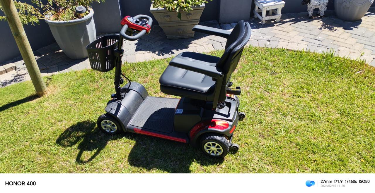4-Wheel Electric Mobility Scooter (Compact Travel Scooter) - Image 6
