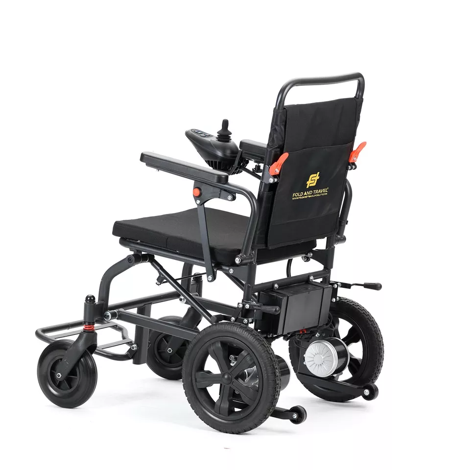 Fold And Travel Electric Wheelchair For Adults & Seniors – Lightweight Compact - Image 2