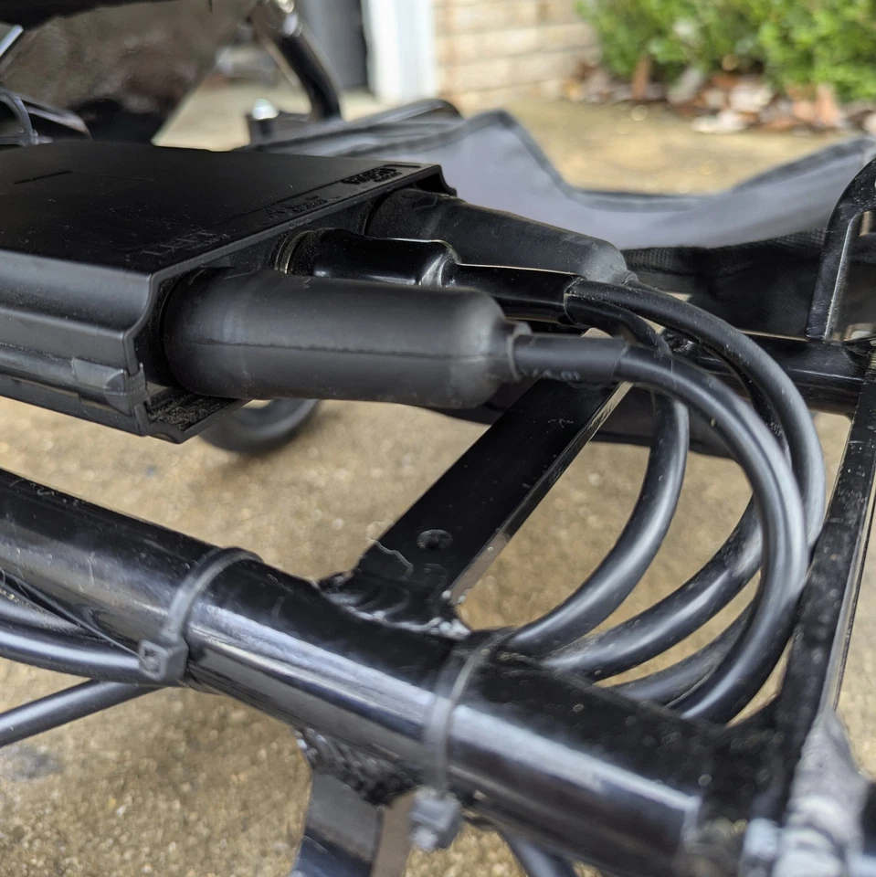Air Hawk 41lb Folding Electric Power Wheelchair Airline Approved Dual Battery - Image 11