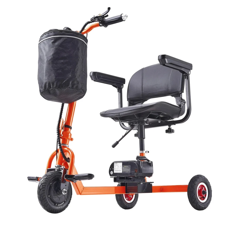 Uimoso Portable 3 Wheel Mobility Scooter for Seniors 12 Mile Range Max 330LBS - Image 5