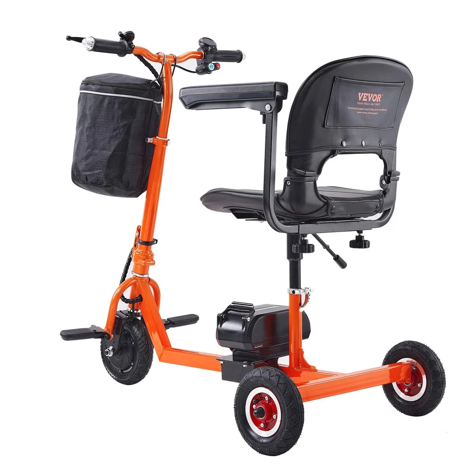 Uimoso Portable 3 Wheel Mobility Scooter for Seniors 12 Mile Range Max 330LBS - Image 7