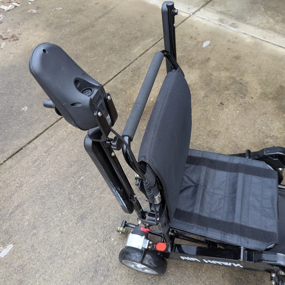 Air Hawk 41lb Folding Electric Power Wheelchair Airline Approved Dual Battery - Image 20