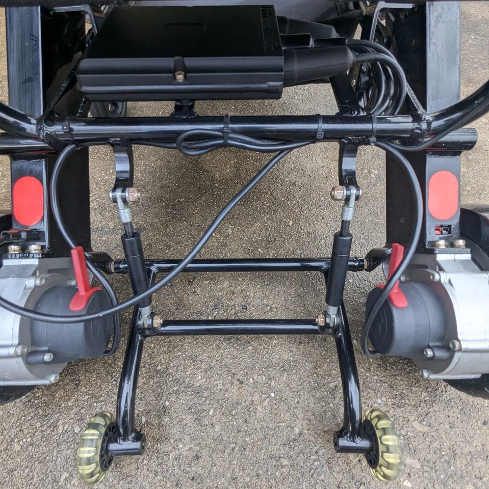 Air Hawk 41lb Folding Electric Power Wheelchair Airline Approved Dual Battery - Image 21